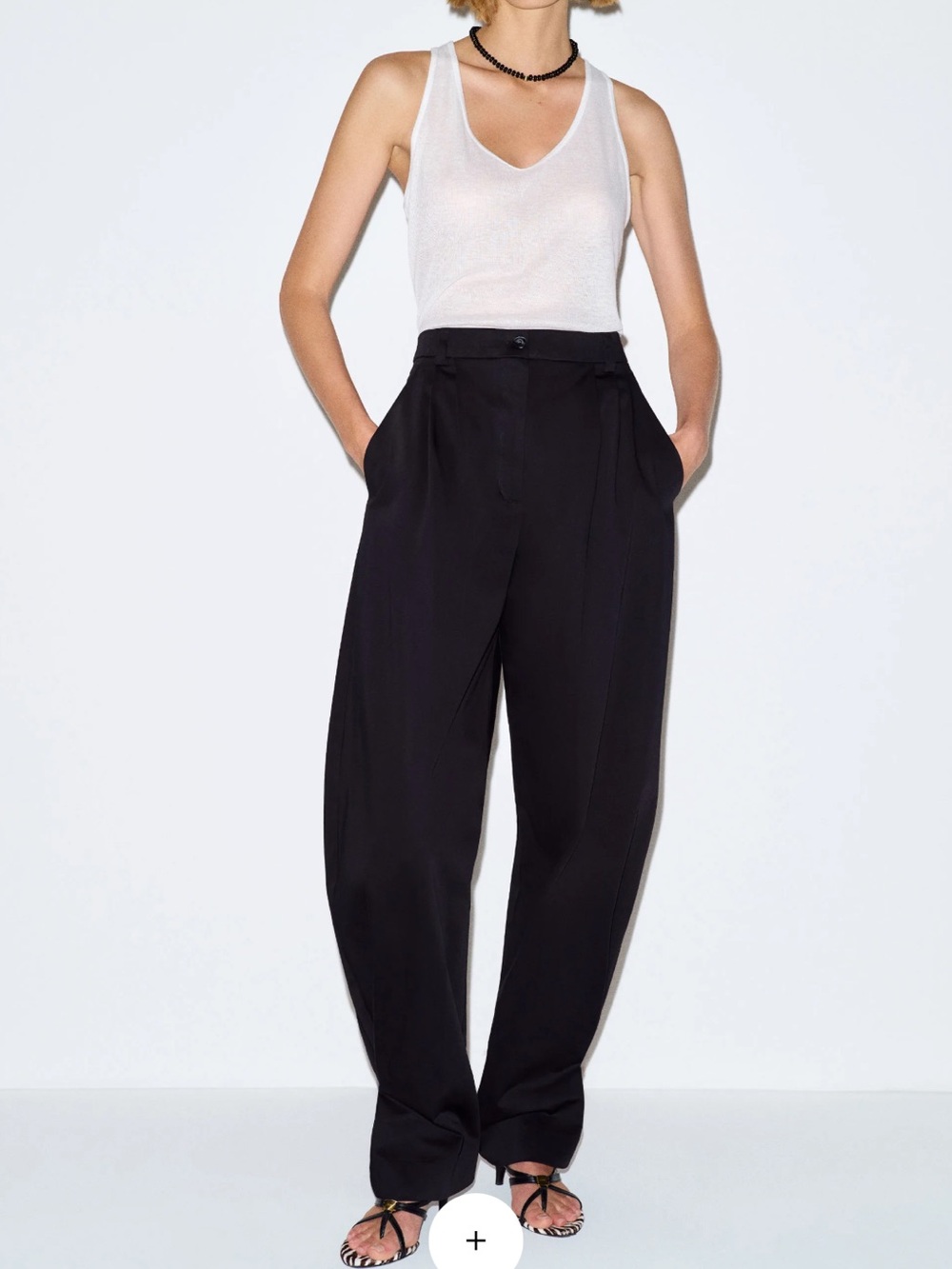 $218 REFORMATION Oria Barrel Leg Pant SZ 0